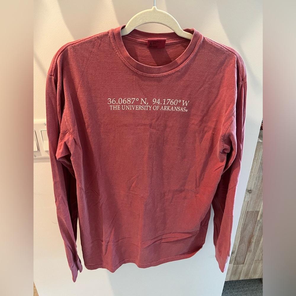 University of Arkansas Comfort Colors Long Sleeve Tee